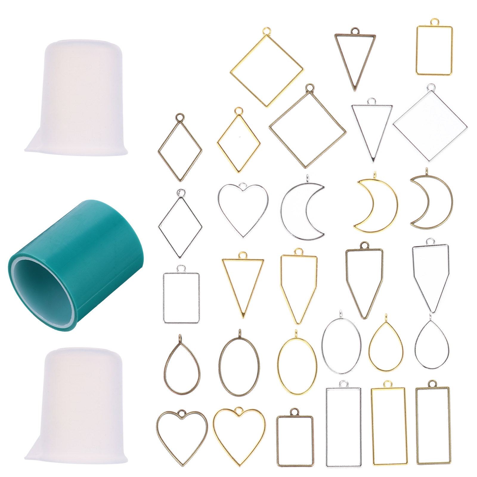 33 Adet Metal Süsler, Çerçevel - Resin Crafts Diy incelemesi ve fiyatı
