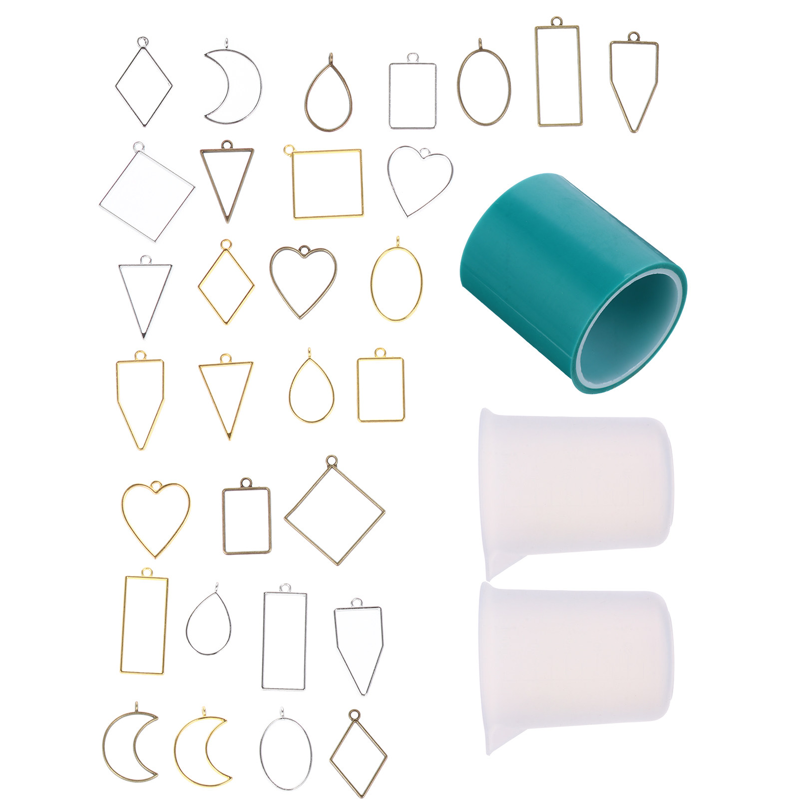33 Adet Metal Süsler, Çerçevel - Resin Crafts Diy incelemesi ve fiyatı