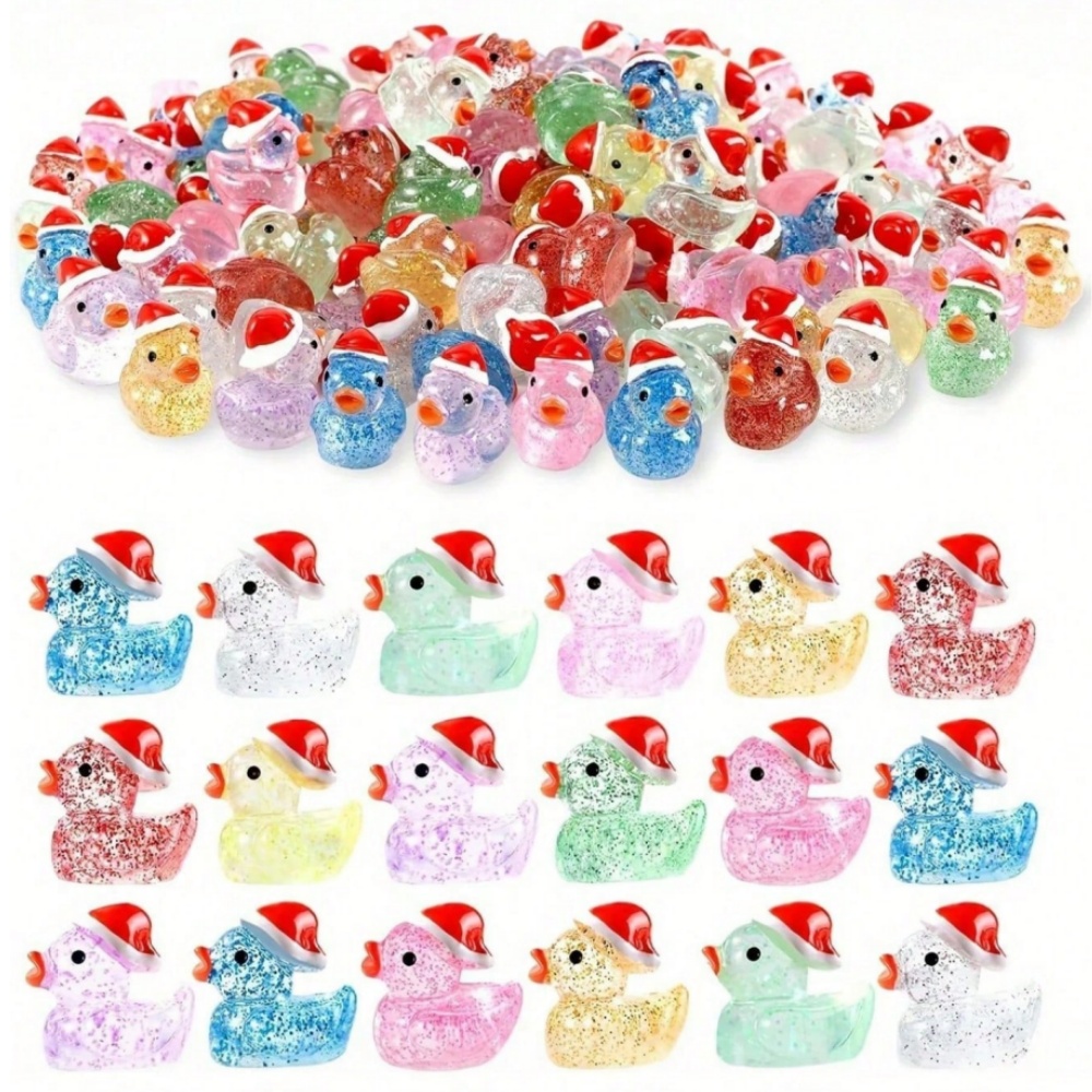 50 Adet Noel Ördek Hediye Seti - Resin Glitter Pack incelemesi ve fiyatı